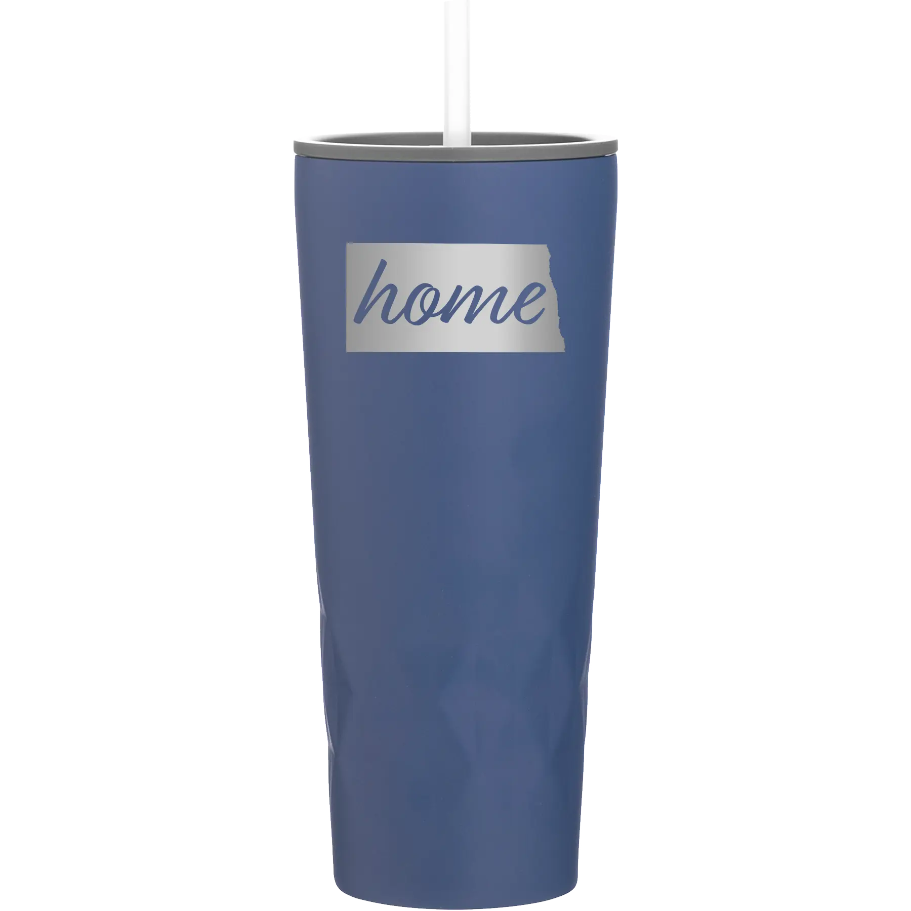 Laser etched constellation 20 oz vacuum insulated tumbler with 'North Dakota Home' design