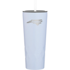 Laser etched landfall 20 oz vacuum insulated tumbler with 'North Carolina Home' design