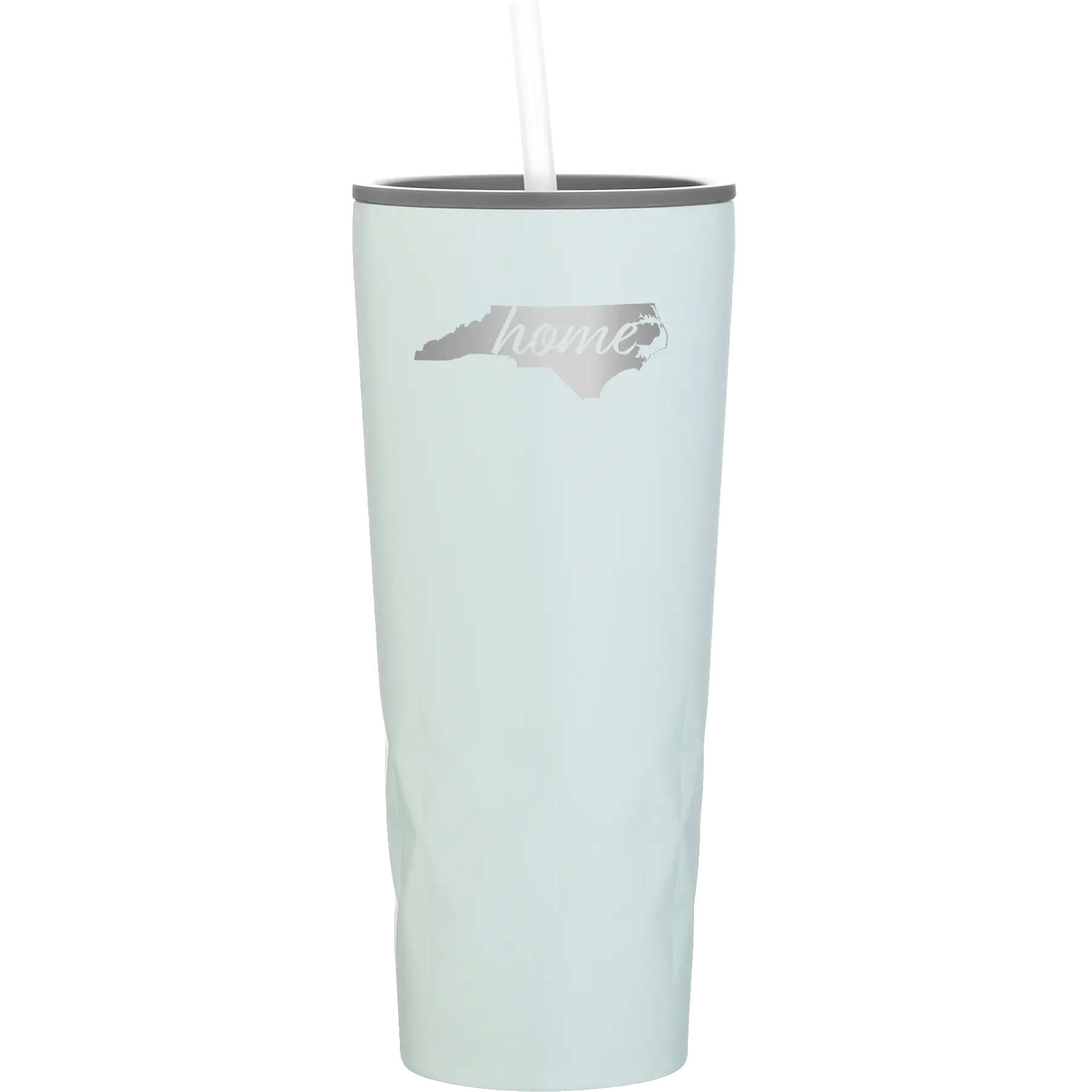 Laser etched meadow 20 oz vacuum insulated tumbler with 'North Carolina Home' design
