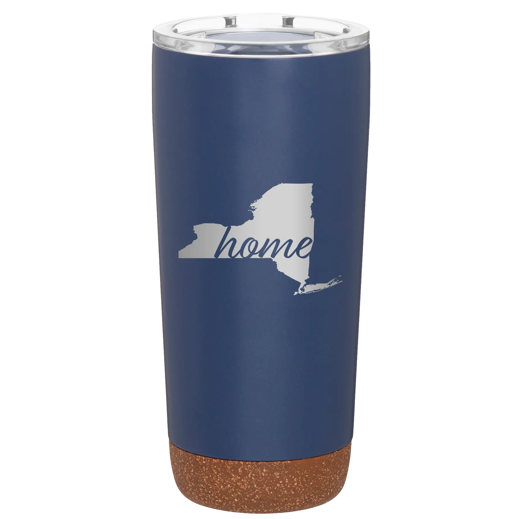 Laser etched constellation 20 oz vacuum insulated tumbler with 'New York Home' design