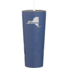 Laser etched constellation 20 oz vacuum insulated tumbler with 'New York Home' design
