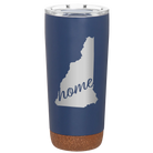 Laser etched constellation 20 oz vacuum insulated tumbler with 'New Hampshire Home' design
