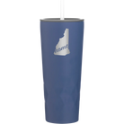 Laser etched constellation 20 oz vacuum insulated tumbler with 'New Hampshire Home' design