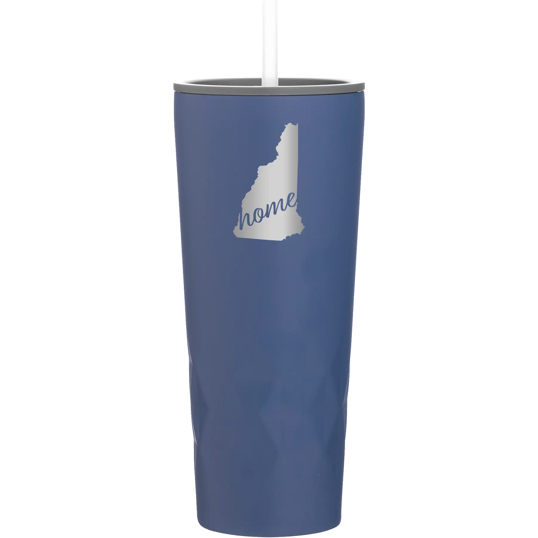 Laser etched constellation 20 oz vacuum insulated tumbler with 'New Hampshire Home' design