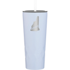Laser etched landfall 20 oz vacuum insulated tumbler with 'New Hampshire Home' design
