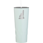 Laser etched meadow 20 oz vacuum insulated tumbler with 'New Hampshire Home' design