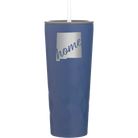 Laser etched constellation 20 oz vacuum insulated tumbler with 'New Mexico home' design