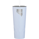 Laser etched landfall 20 oz vacuum insulated tumbler with 'Nevada Home' design