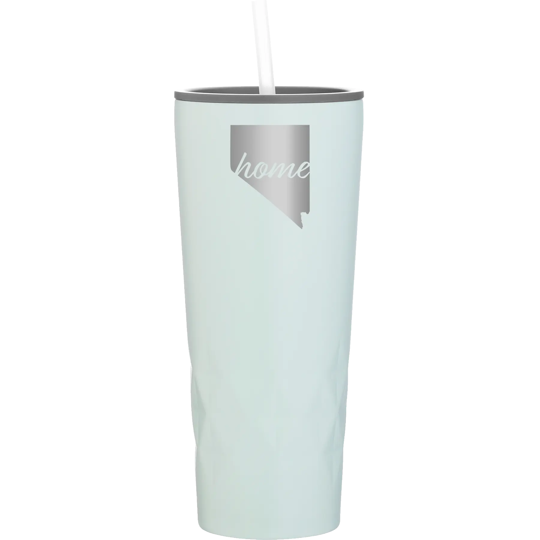 Laser etched meadow 20 oz vacuum insulated tumbler with 'Nevada Home' design