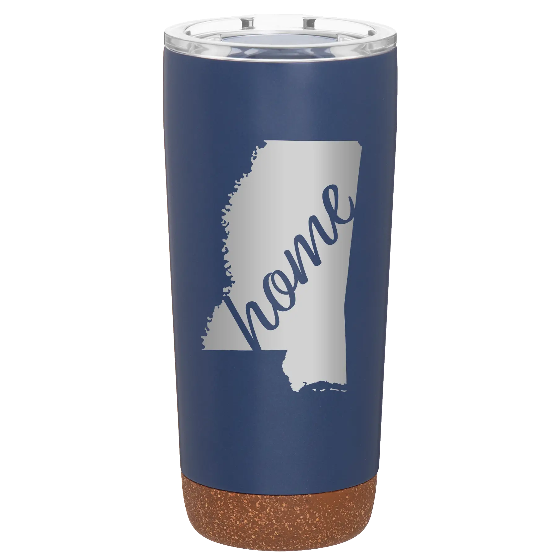 Laser etched constellation 20 oz vacuum insulated tumbler with 'Mississippi Home' design