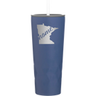 Laser etched constellation 20 oz vacuum insulated tumbler with 'Minnesota Home' design