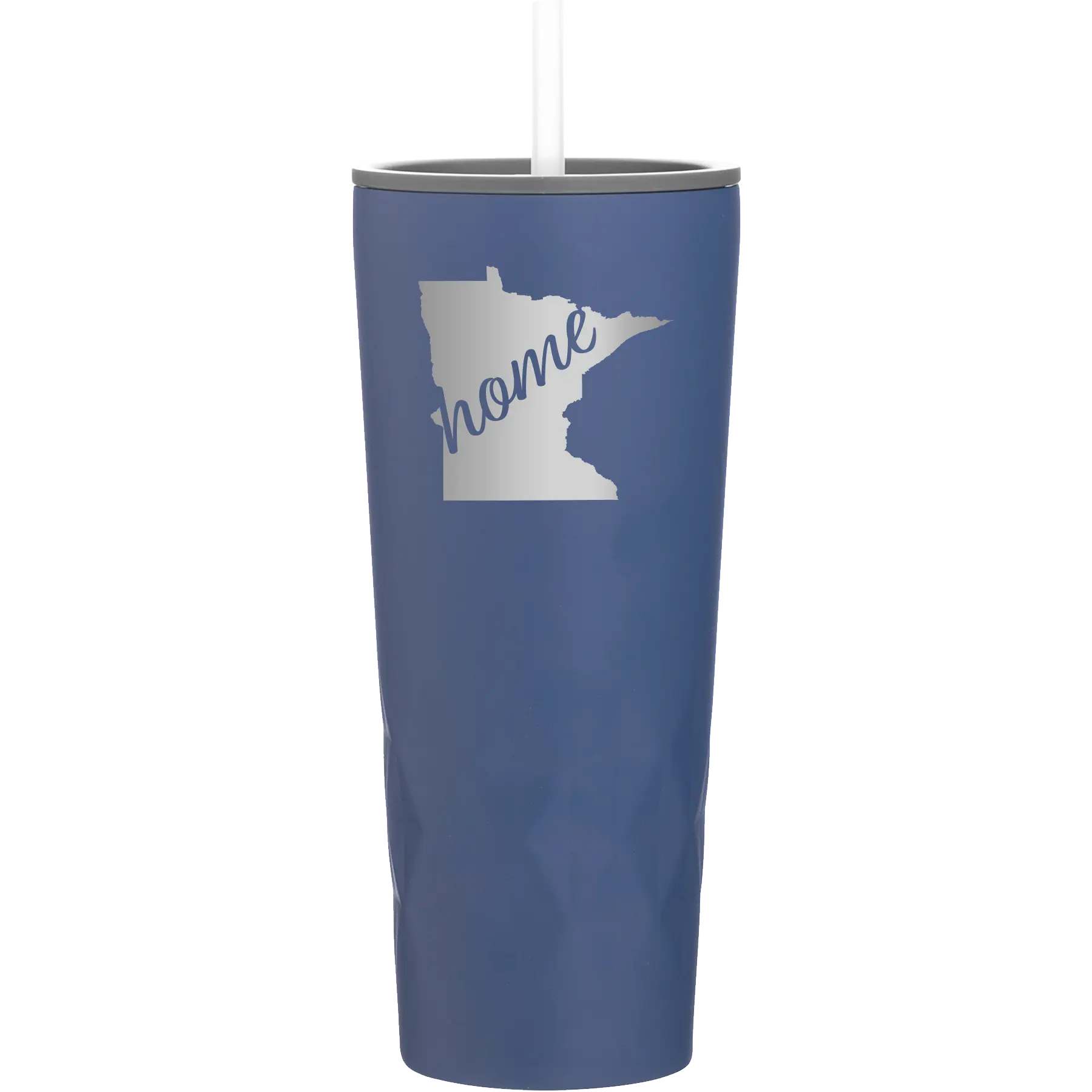 Laser etched constellation 20 oz vacuum insulated tumbler with 'Minnesota Home' design