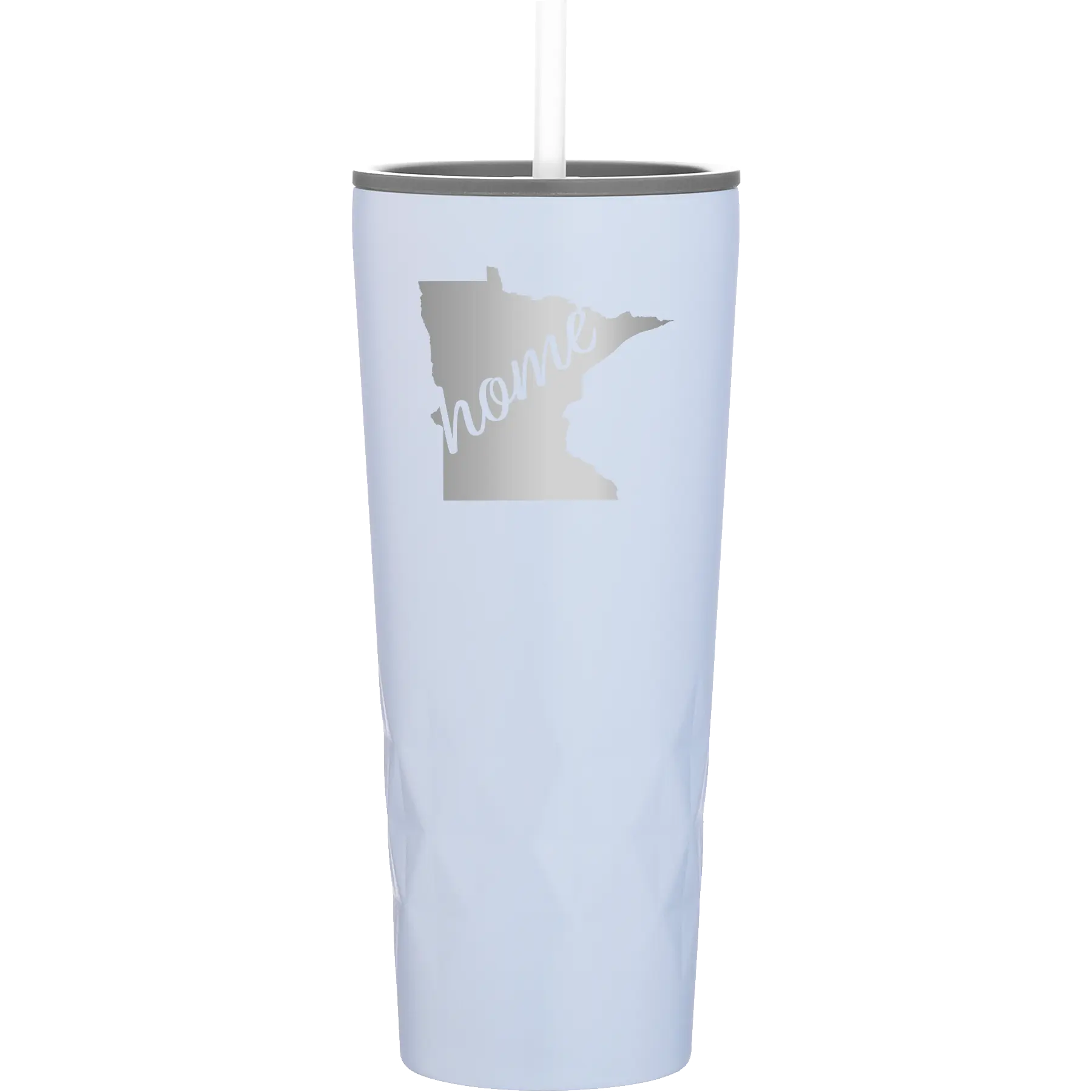 Laser etched landfall 20 oz vacuum insulated tumbler with 'Minnesota Home' design