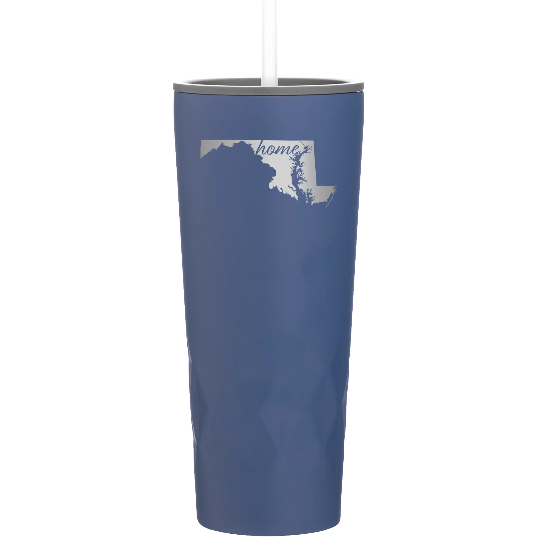 Laser etched constellation 20 oz vacuum insulated tumbler with 'Maryland Home' design