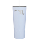Laser etched landfall 20 oz vacuum insulated tumbler with 'Maryland Home' design