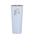 Laser etched landfall 20 oz vacuum insulated tumbler with 'Maine Home' design
