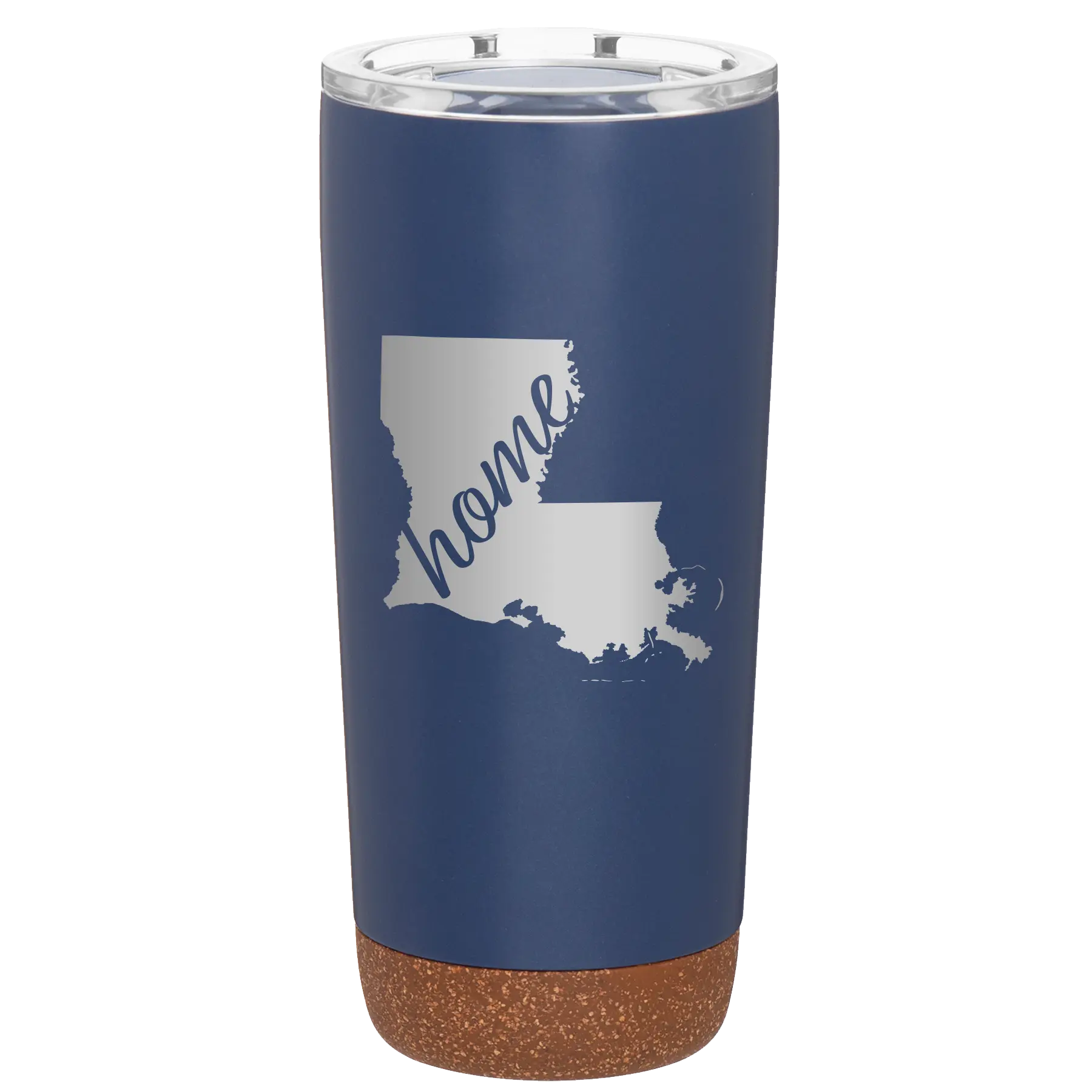 Laser etched constellation 20 oz vacuum insulated tumbler with 'Louisiana Home' design