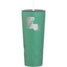 Laser etched forage 20 oz vacuum insulated tumbler with 'Louisiana Home' design