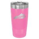 Laser etched pink 20 oz vacuum insulated tumbler with 'Kentucky Home' design
