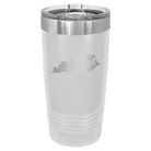 Laser etched white 20 oz vacuum insulated tumbler with 'Kentucky Home' design