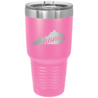 Laser etched pink 30 oz vacuum insulated tumbler with 'Kentucky Home' design