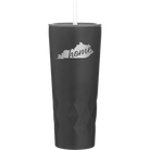 Laser etched black 20 oz vacuum insulated tumbler with 'Kentucky Home' design