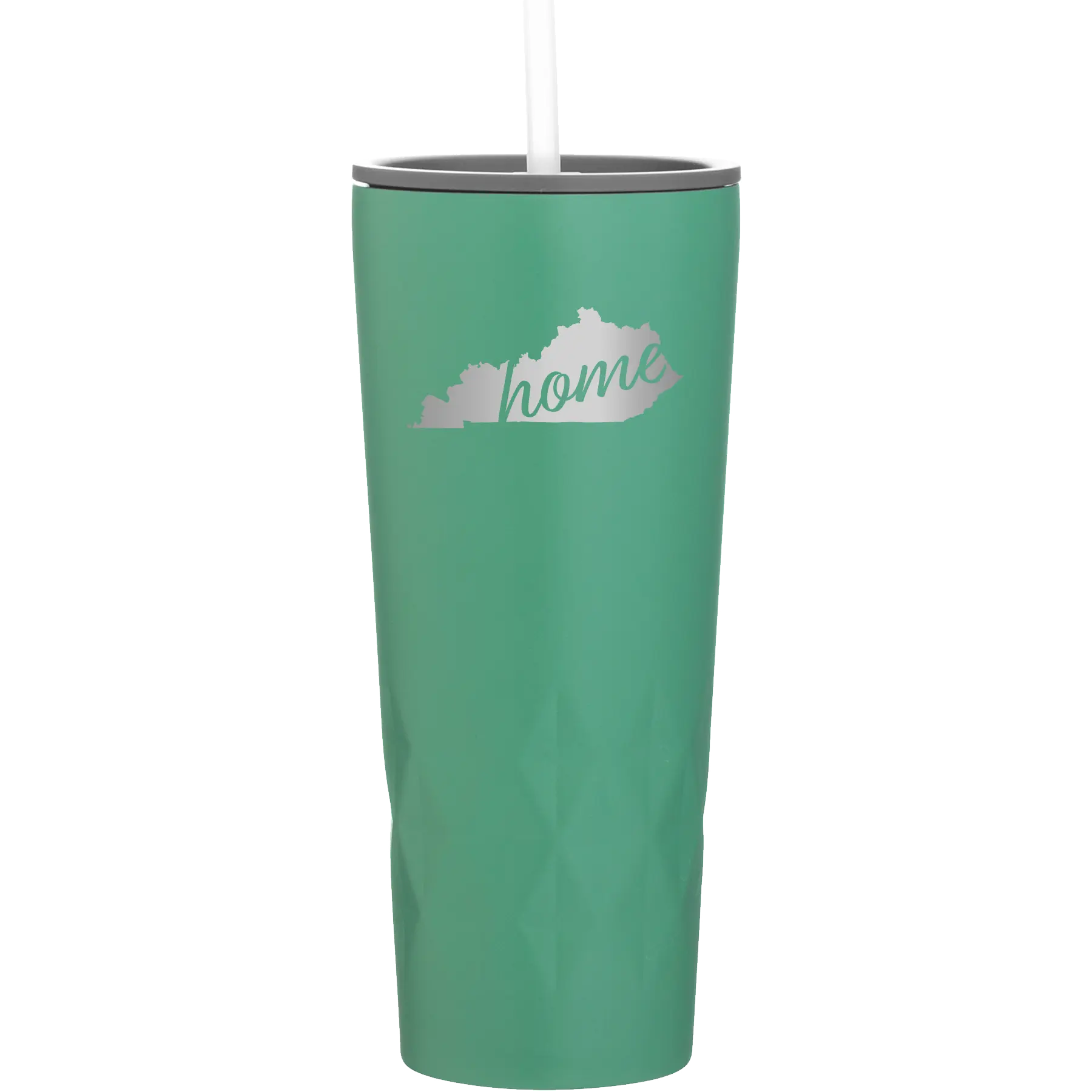 Laser etched forage 20 oz vacuum insulated tumbler with 'Kentucky Home' design