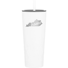 Laser etched white 20 oz vacuum insulated tumbler with 'Kentucky Home' design