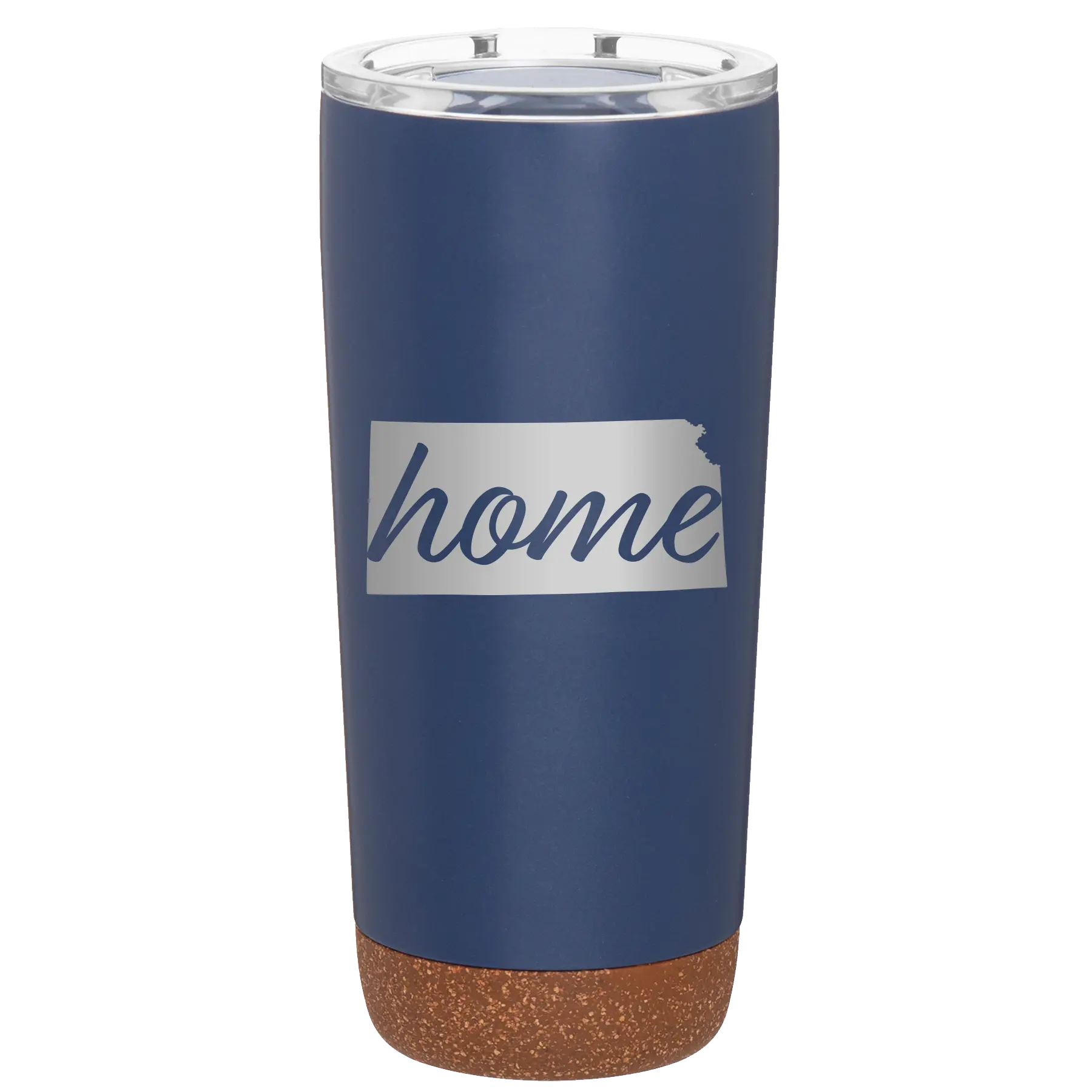Laser etched constellation 20 oz vacuum insulated tumbler with 'Kansas Home' design
