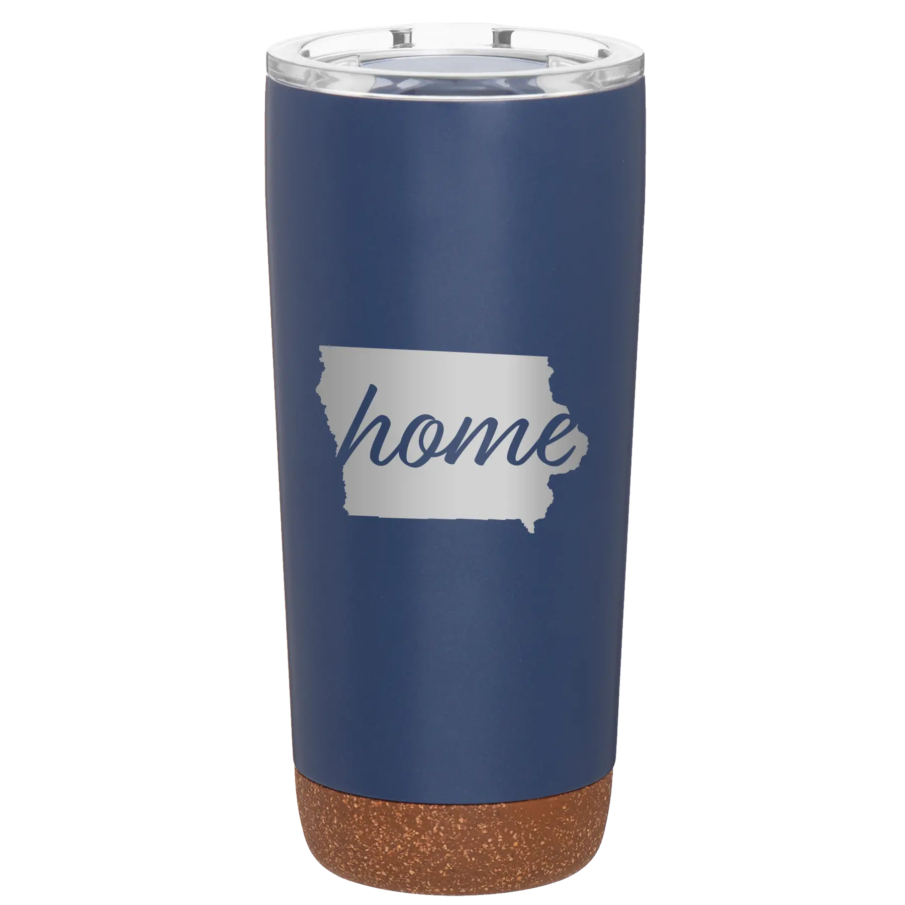 Laser etched constellation 20 oz vacuum insulated tumbler with 'Iowa Home' design