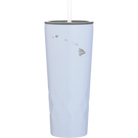 Laser etched landfall 20 oz vacuum insulated tumbler with 'Hawaii Home' design