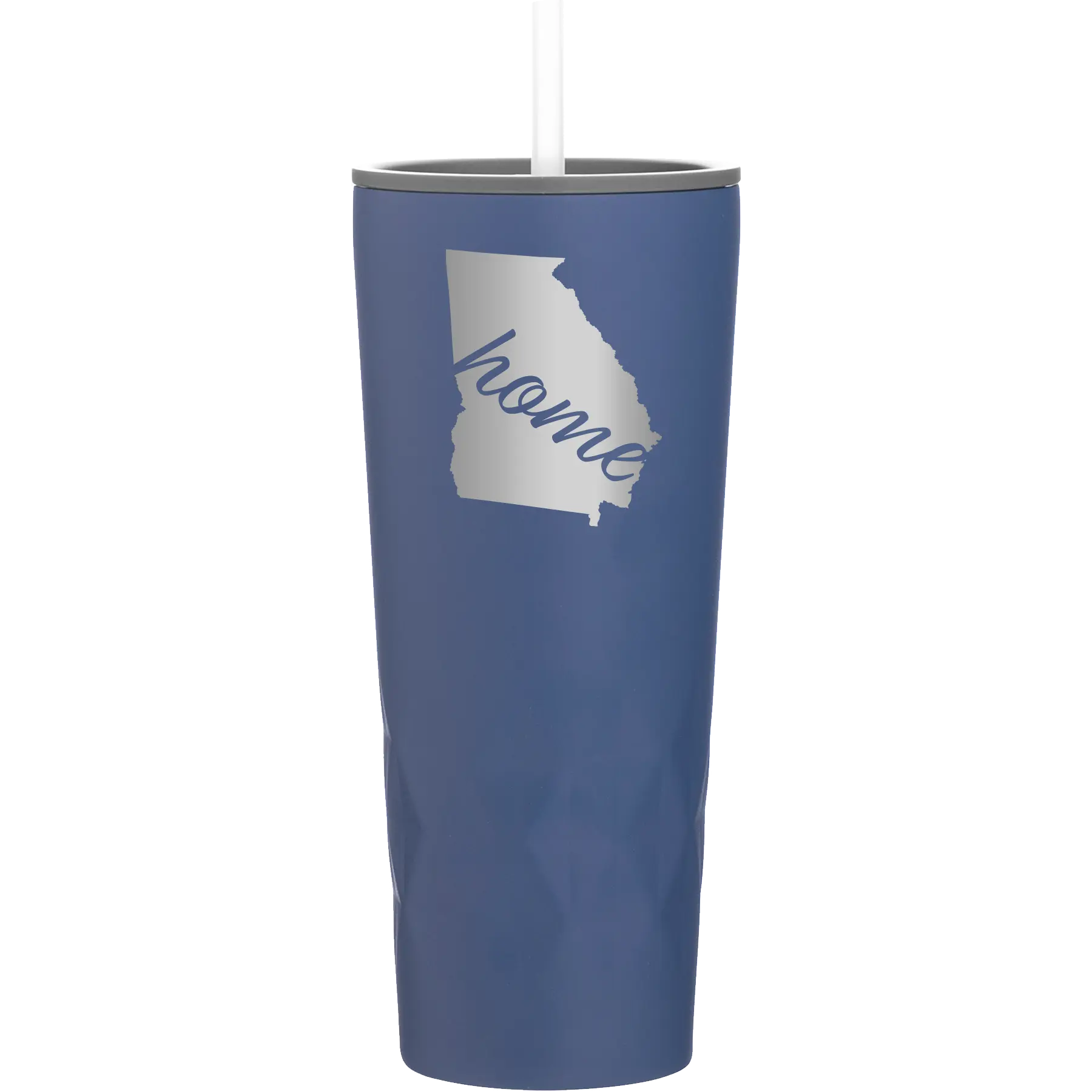 Laser etched constellation 20 oz vacuum insulated tumbler with 'Georgia Home' design