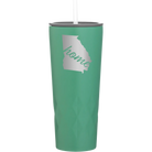 Laser etched forage 20 oz vacuum insulated tumbler with 'Georgia Home' design