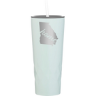 Laser etched meadow 20 oz vacuum insulated tumbler with 'Georgia Home' design