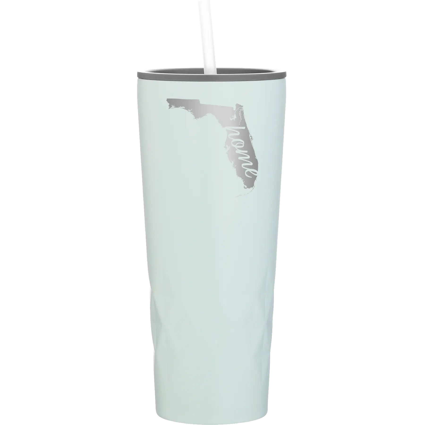 Laser etched meadow 20 oz vacuum insulated tumbler with 'Florida Home' design