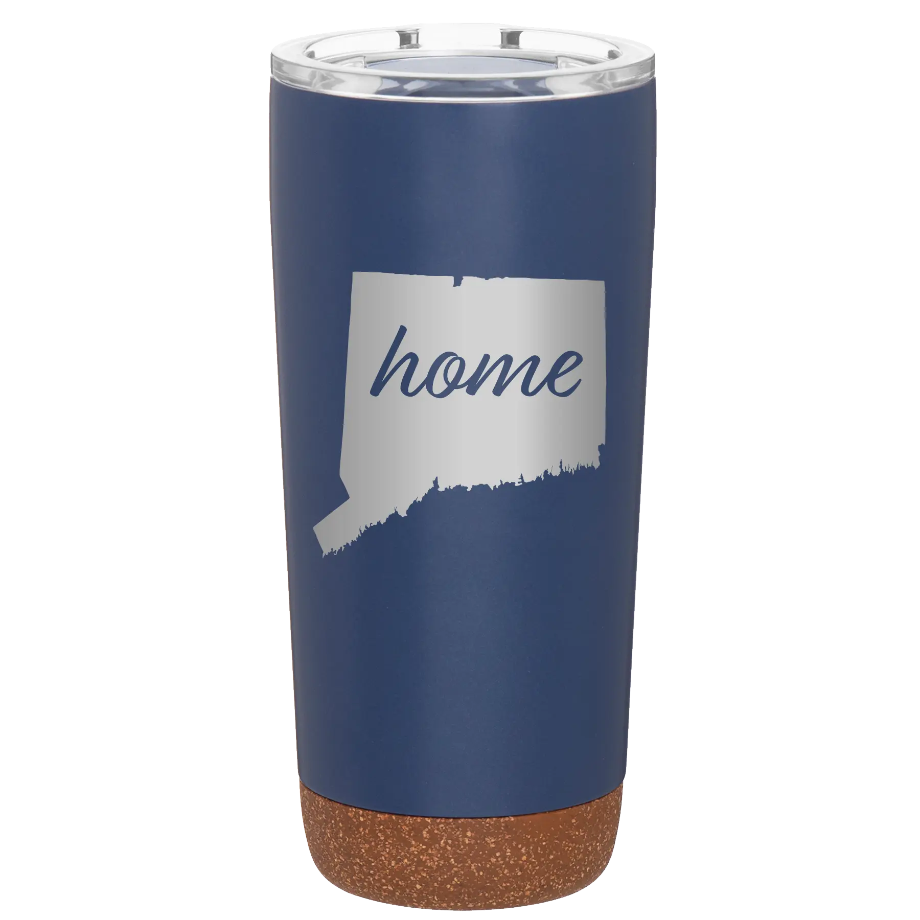 Laser etched constellation 20 oz vacuum insulated tumbler with 'Connecticut Home' design