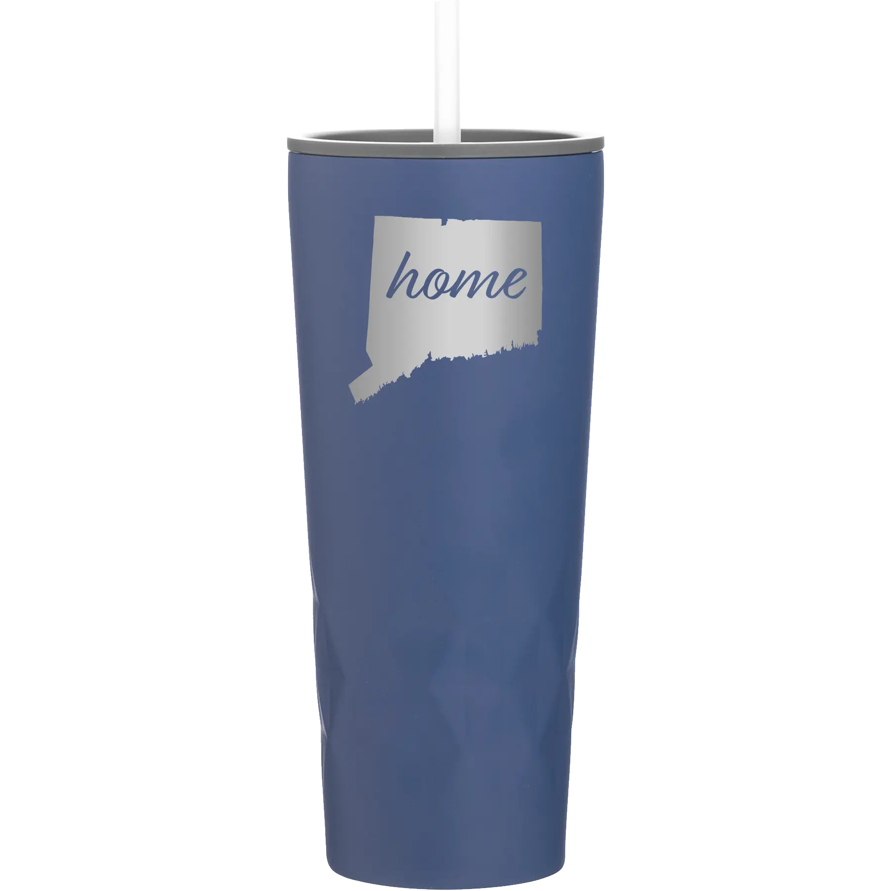 Laser etched constellation 20 oz vacuum insulated tumbler with 'Connecticut Home' design