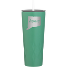 Laser etched forage 20 oz vacuum insulated tumbler with 'Connecticut Home' design