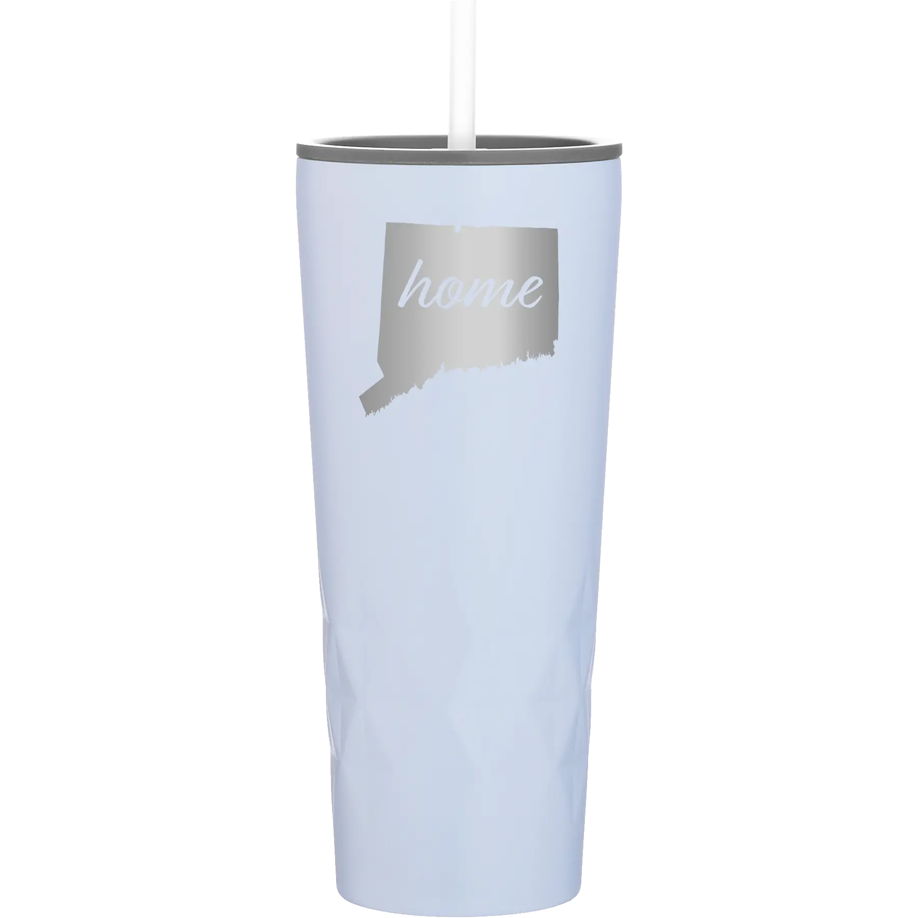 Laser etched landfall 20 oz vacuum insulated tumbler with 'Connecticut Home' design