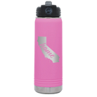 Laser etched light purple 20 oz vacuum insulated water bottle with 'California Home' design