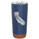 Laser etched constellation 20 oz vacuum insulated tumbler with 'California Home' design