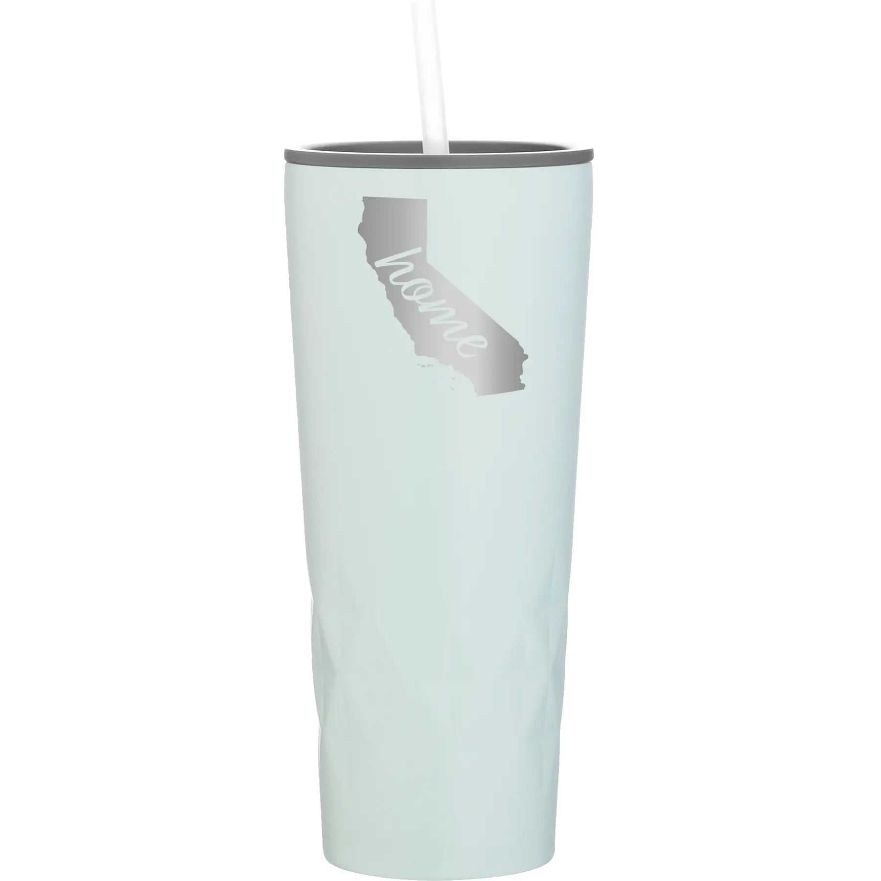Laser etched meadow 20 oz vacuum insulated tumbler with 'California Home' design