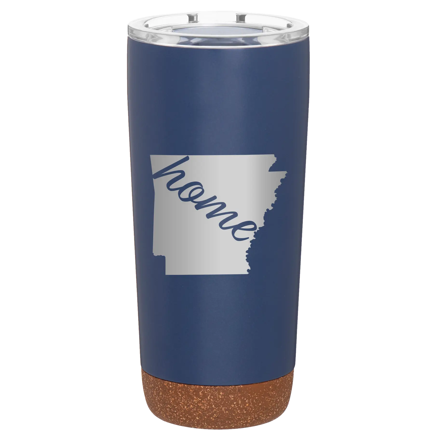 Laser etched constellation 20 oz vacuum insulated tumbler with 'Arkansas Home' design