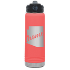Laser etched coral 20 oz vacuum insulated water bottle with 'Arizona Home' design