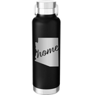 Laser etched black 24 oz vacuum insulated water bottle with 'Arizona Home' design
