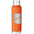 Laser etched orange 24 oz vacuum insulated water bottle with 'Arizona Home' design