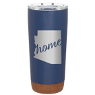 Laser etched constellation 20 oz vacuum insulated tumbler with 'Arizona Home' design