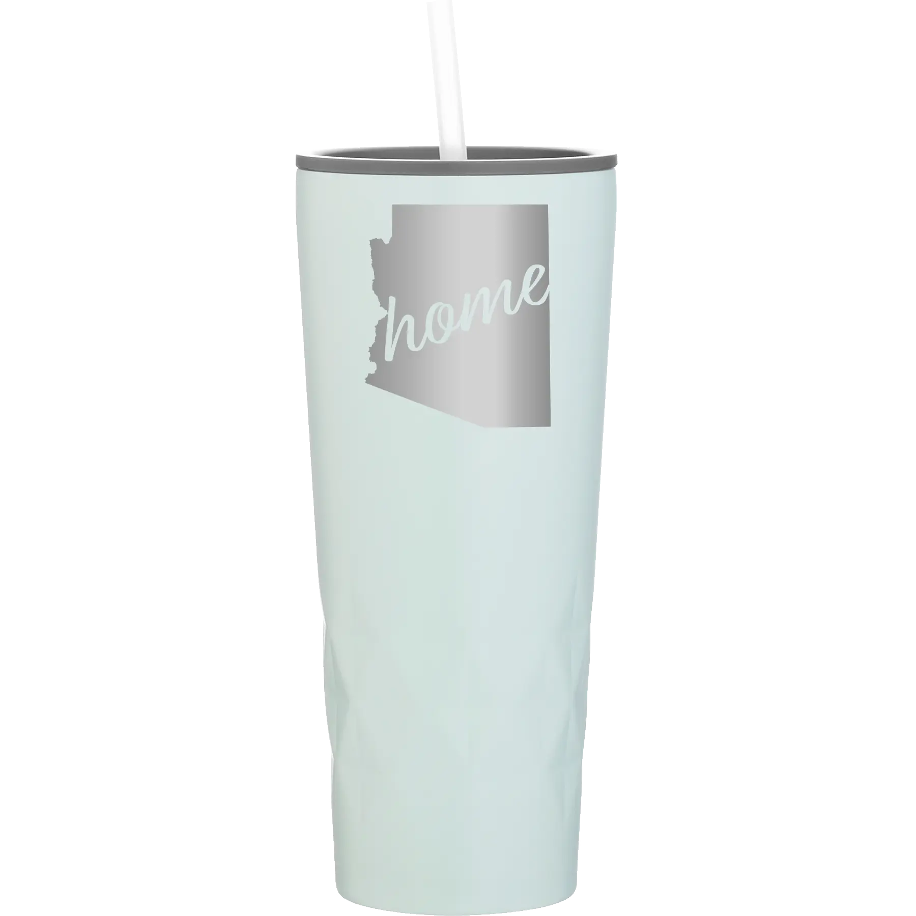 Laser etched meadow 20 oz vacuum insulated tumbler with 'Arizona Home' design
