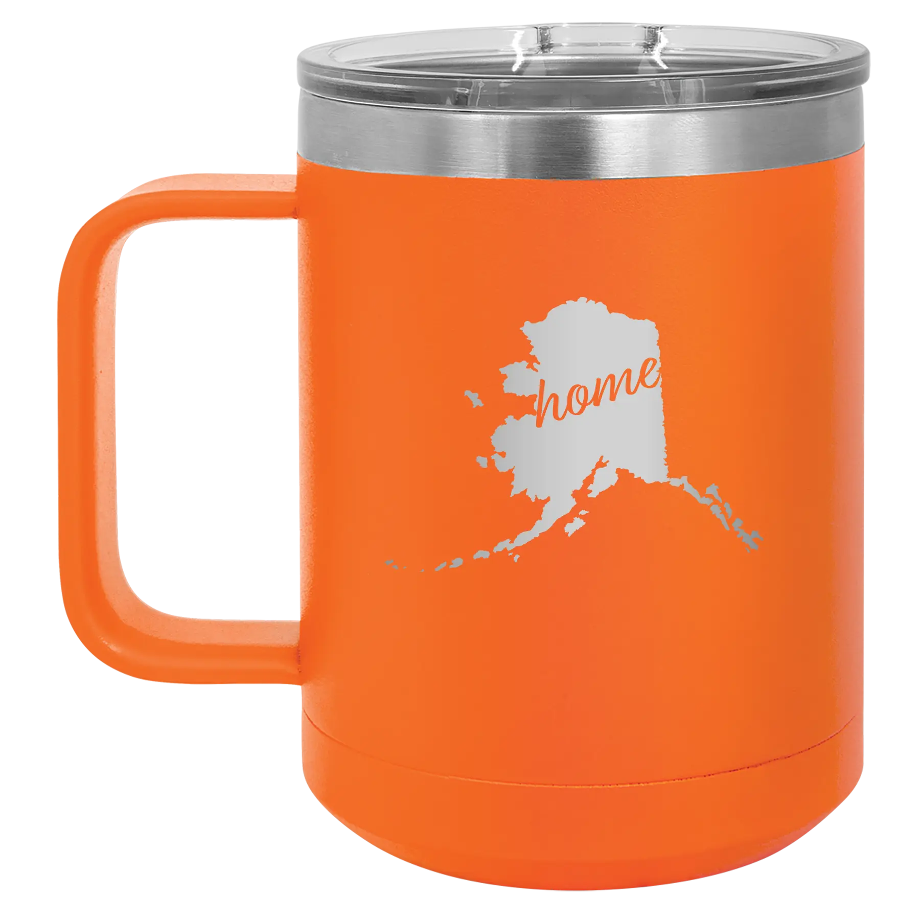 Alaska Home 15 oz Mug - Orange | Iconic Imprint