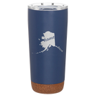 Laser etched constellation 20 oz vacuum insulated tumbler with 'Alaska Home' design